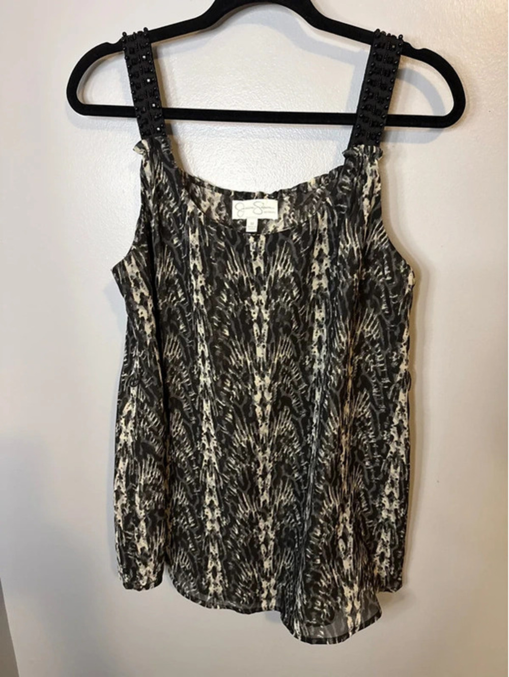 Med Jessica Simpson tank top blouse PTP 19